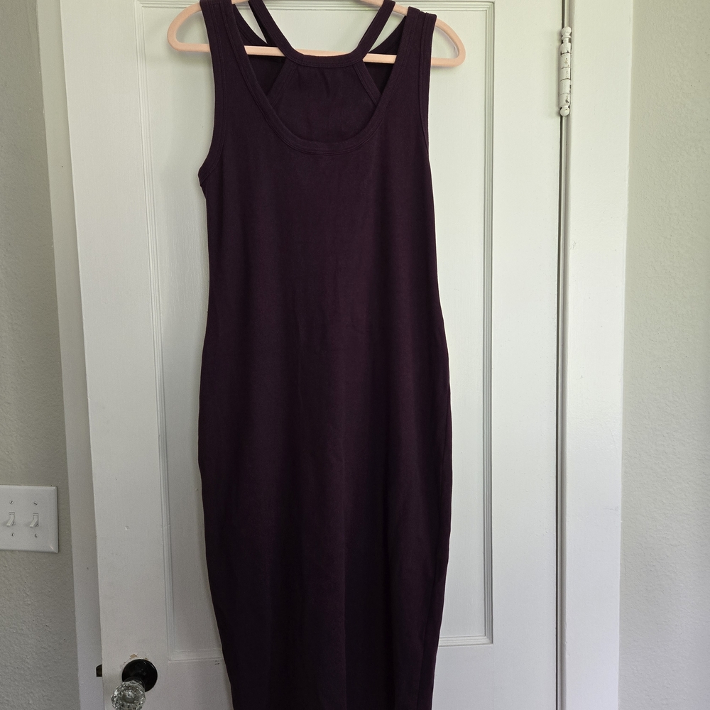 T.La Plum Racerback Bodycon Midi Dress